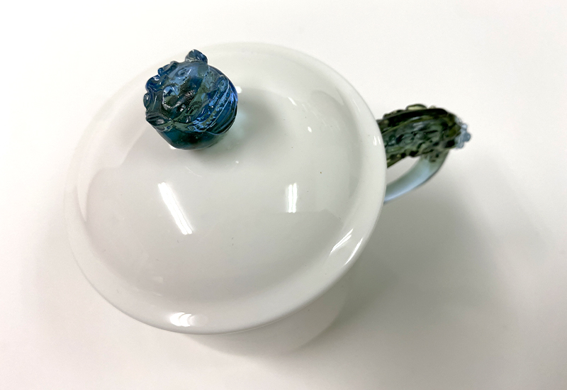 大凍玉蓋杯(顏色隨機) 